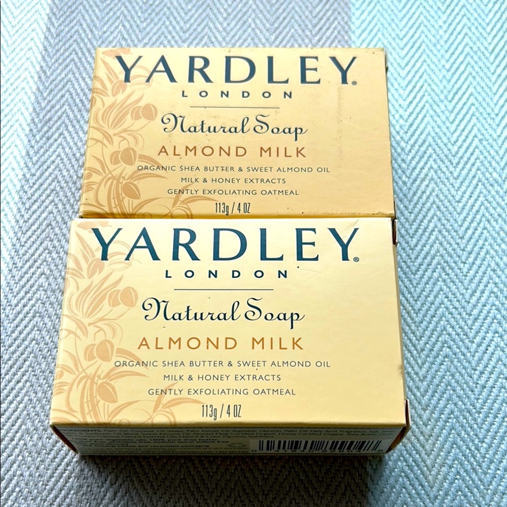 Yardley Almond Milk Natural Soap NWOT